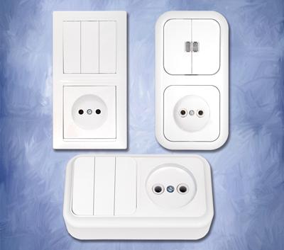 Блоки электроустановочные